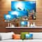 Designart - Colorful Coral Reef with Fishes - Seascape Canvas Art Print